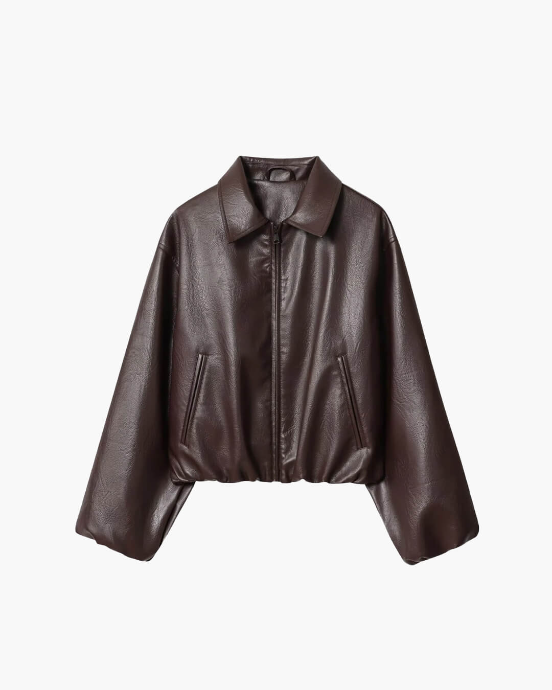 Chaqueta de piel sintética con cremallera Marivic