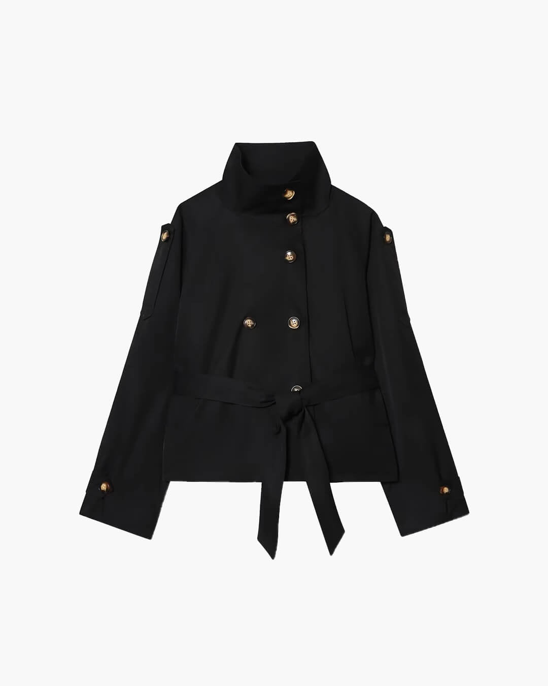 Marlene Cropped Trench Coat