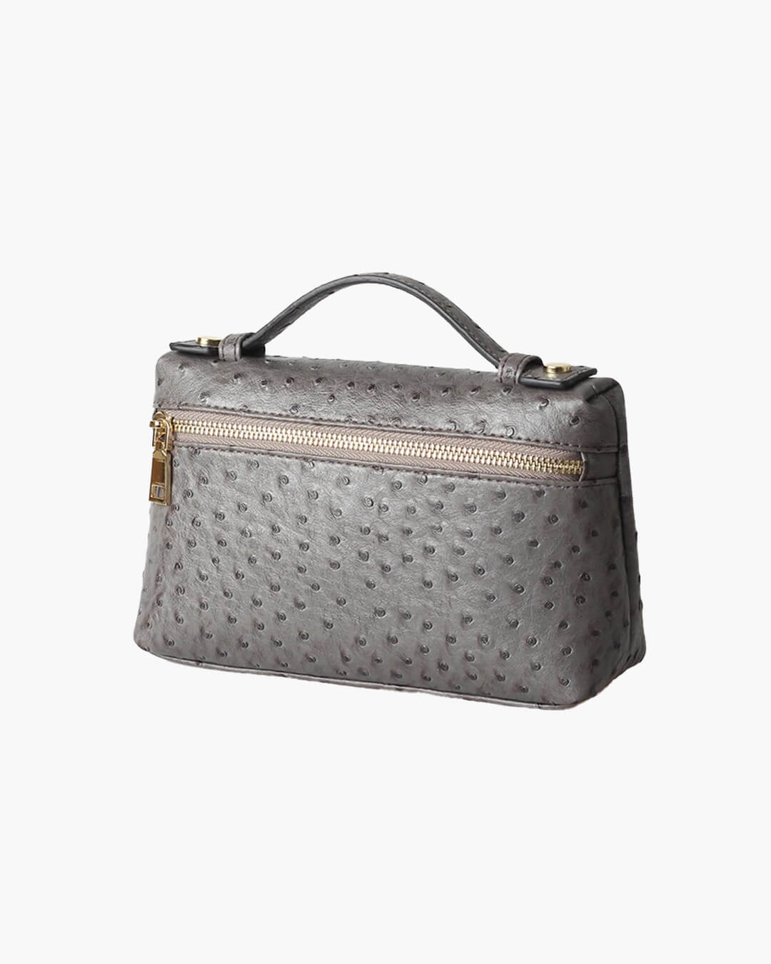 Bolso Marlene con estampado de avestruz