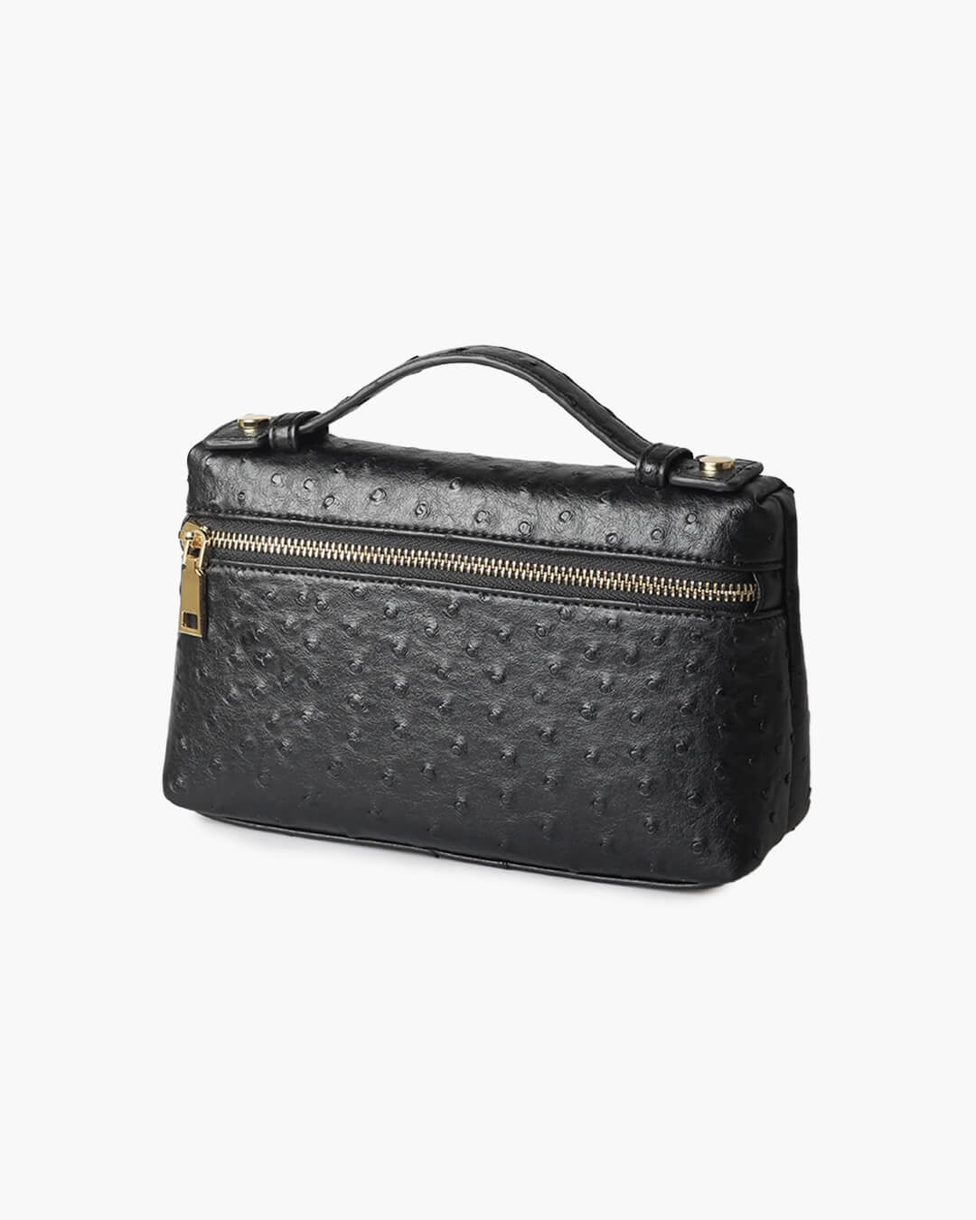 Bolso Marlene con estampado de avestruz