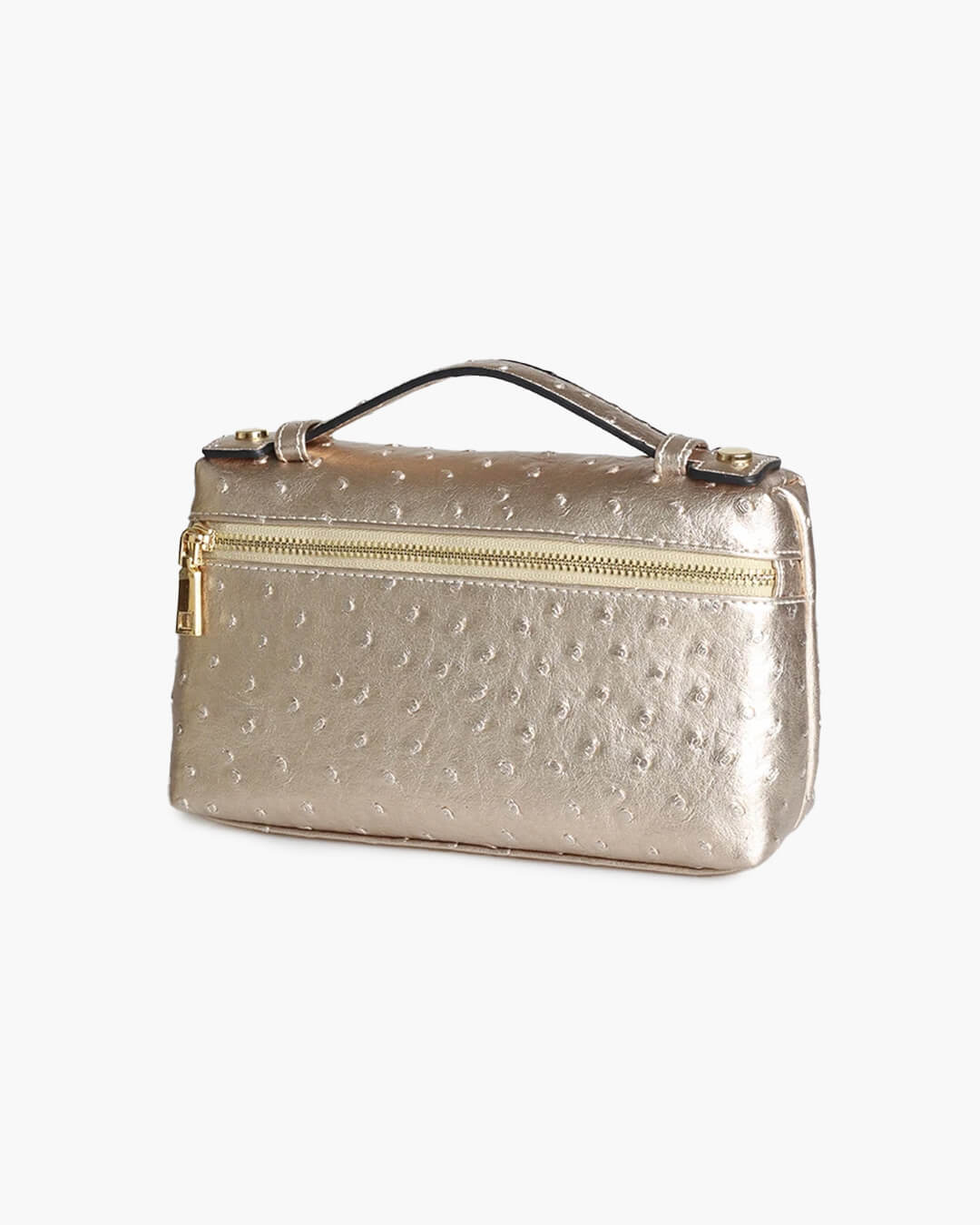Bolso Marlene con estampado de avestruz