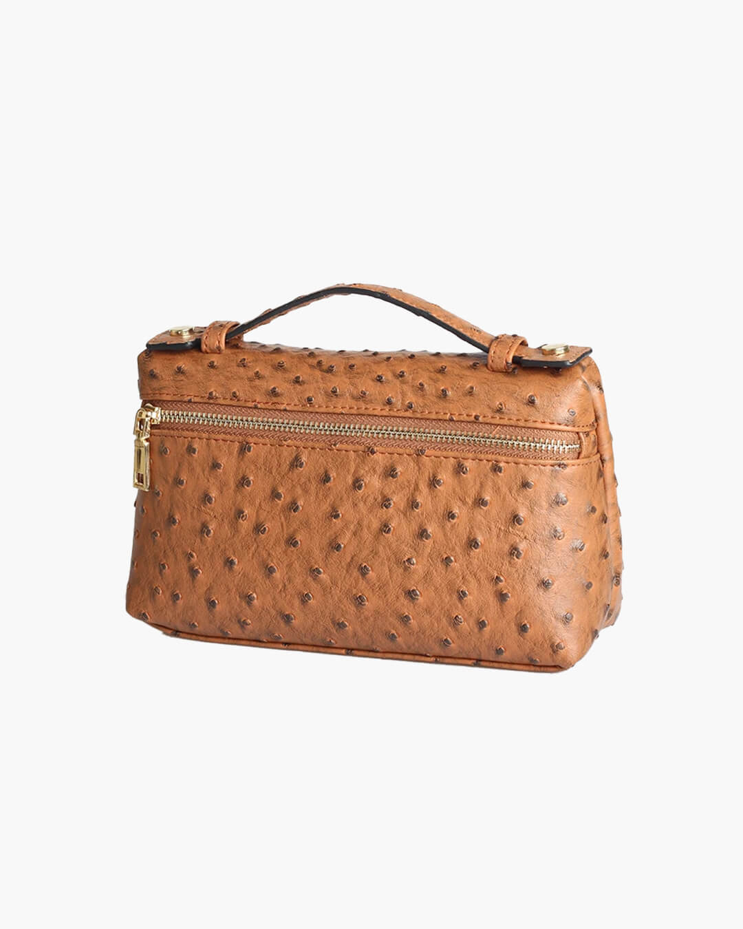 Bolso Marlene con estampado de avestruz