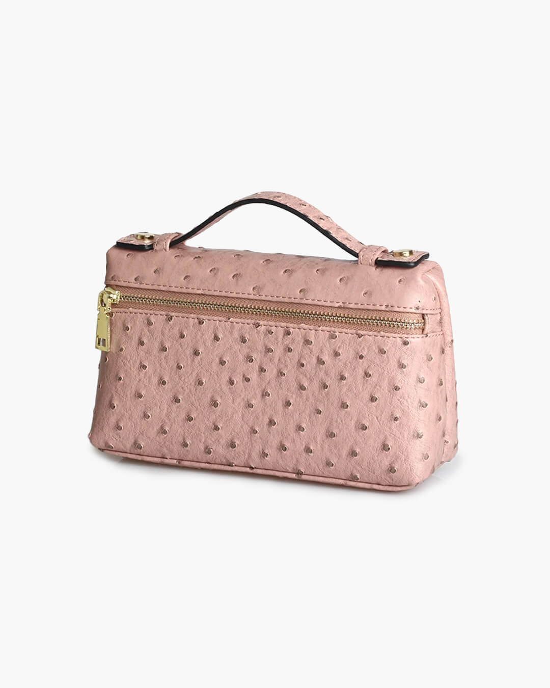 Bolso Marlene con estampado de avestruz