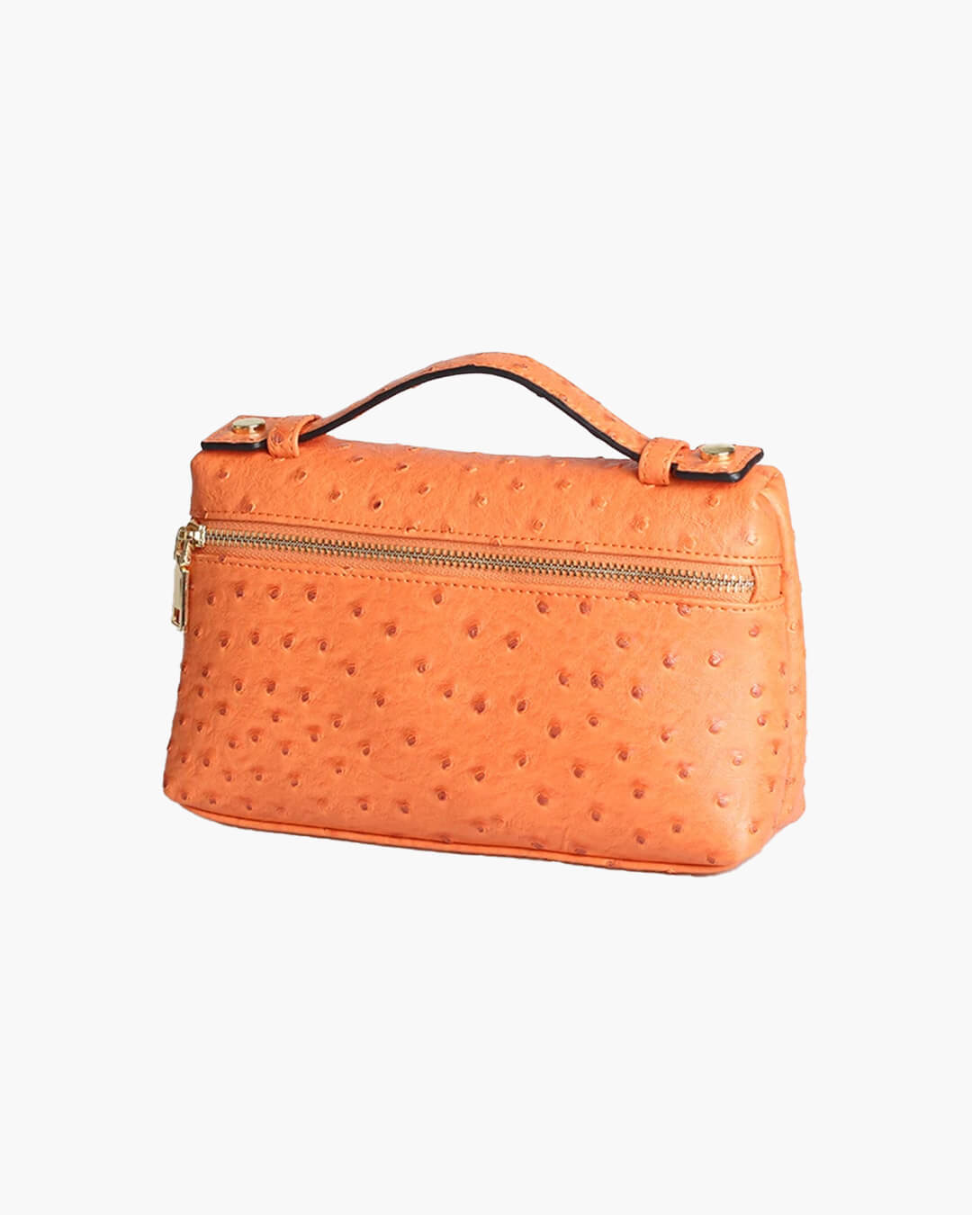 Bolso Marlene con estampado de avestruz