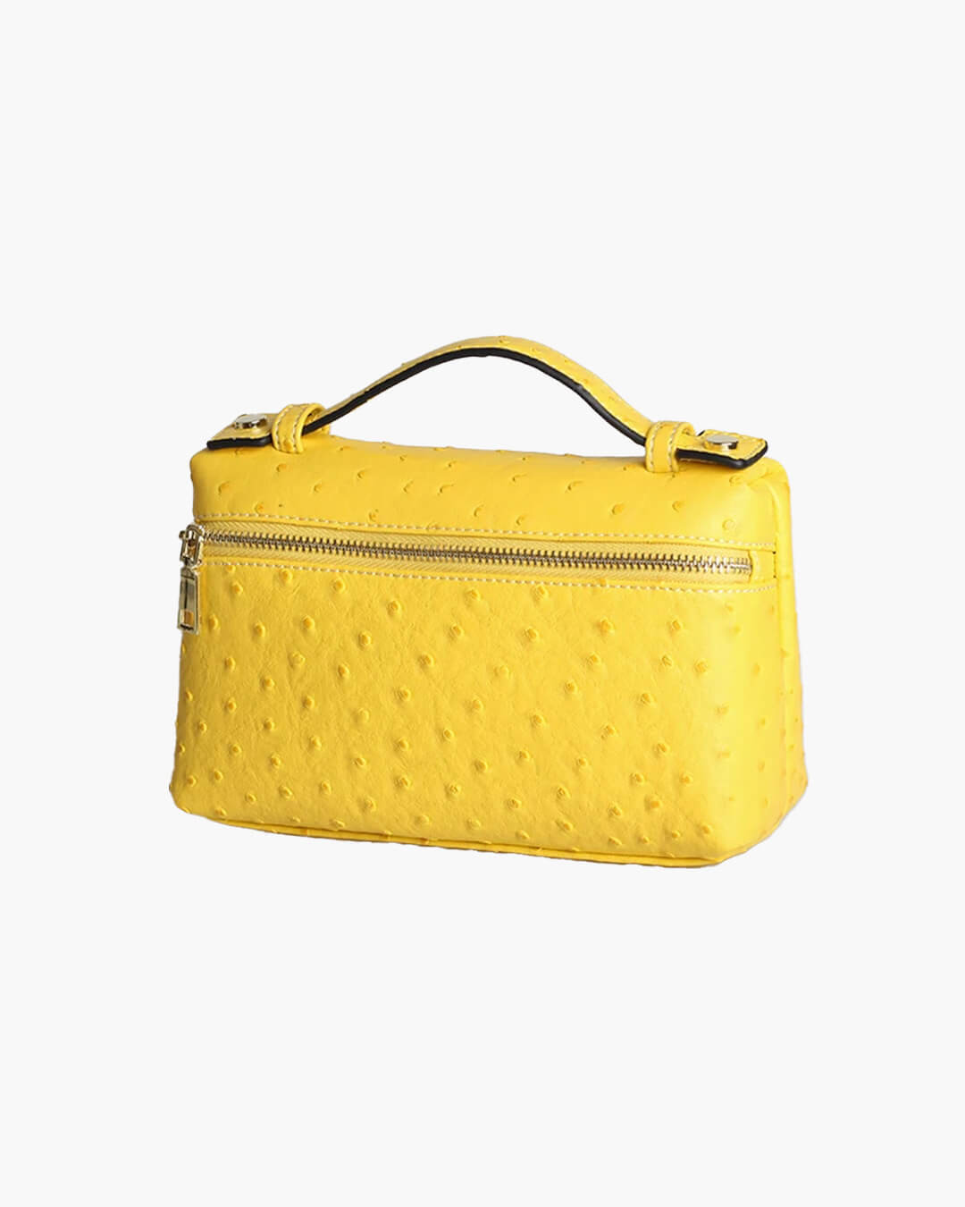 Bolso Marlene con estampado de avestruz