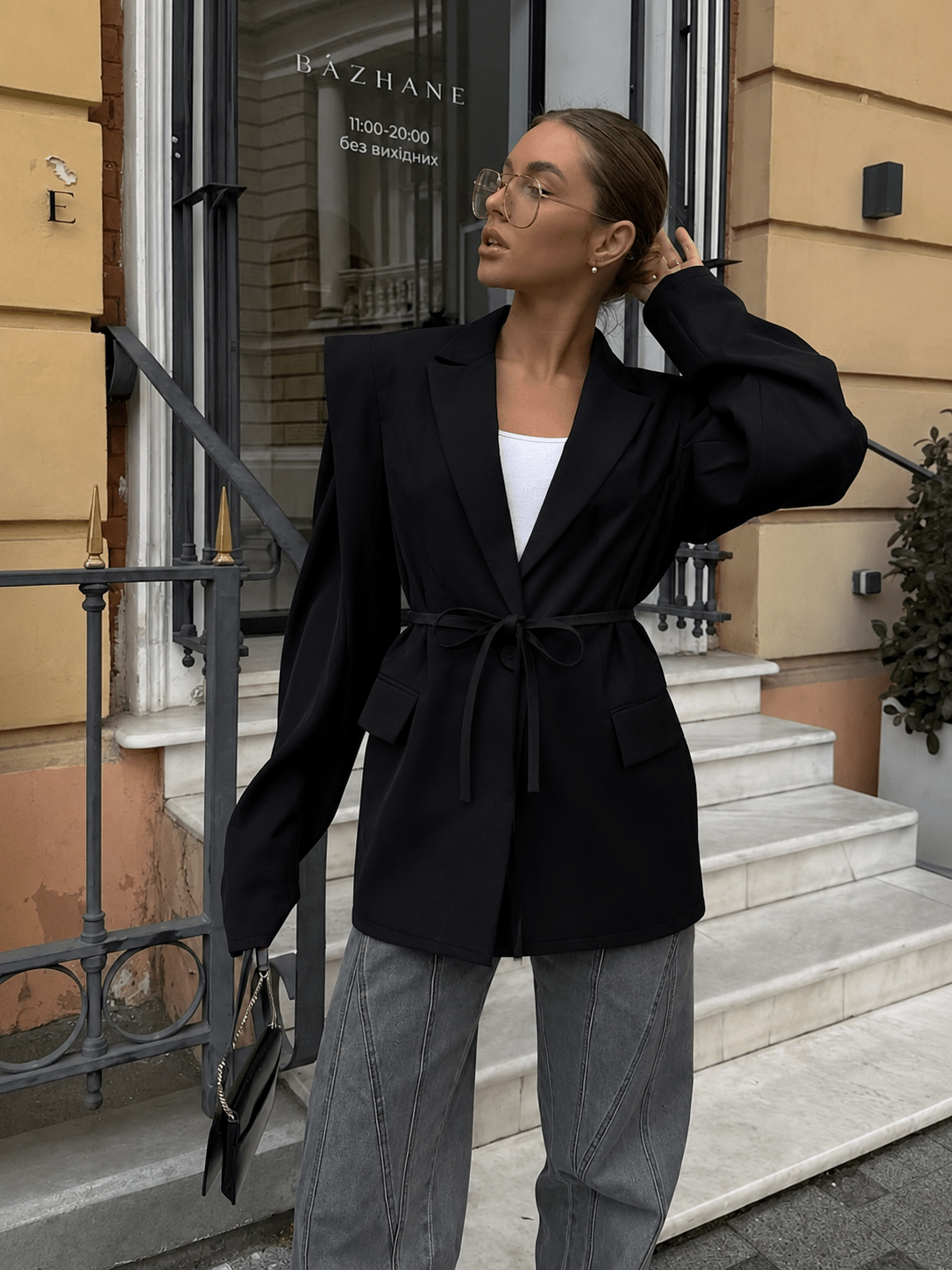 Blazer Megan con lazo delantero