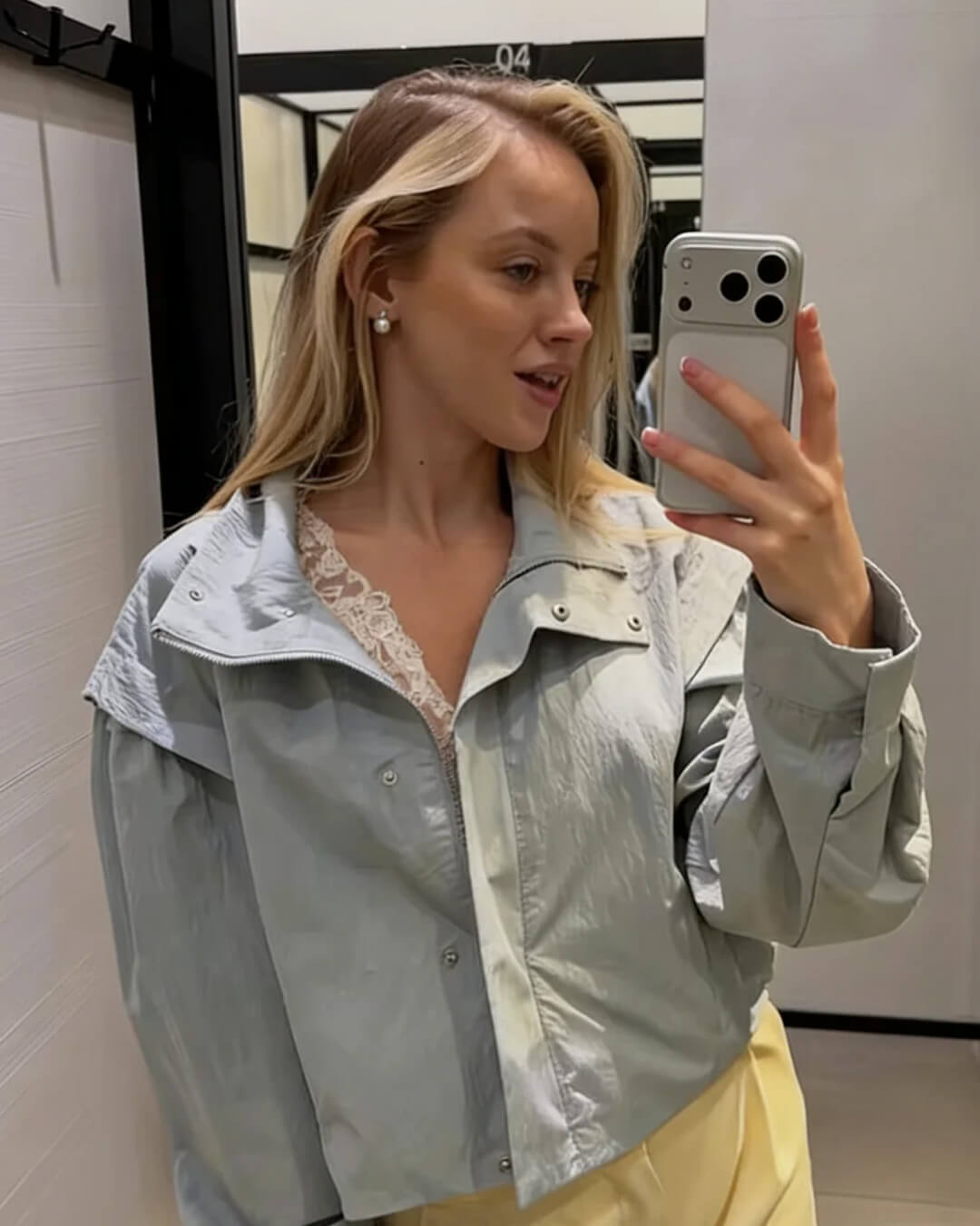 Melisande High Collar Cropped Jacket