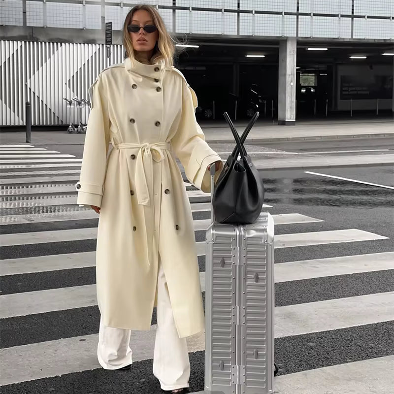 Gabardina con cinturón Melissa