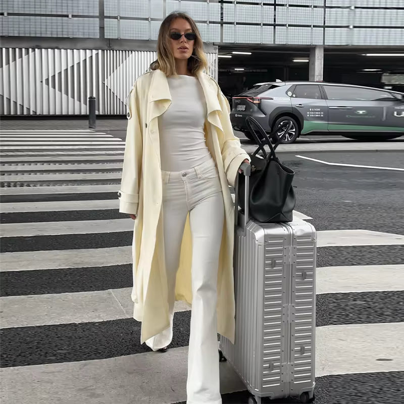 Gabardina con cinturón Melissa
