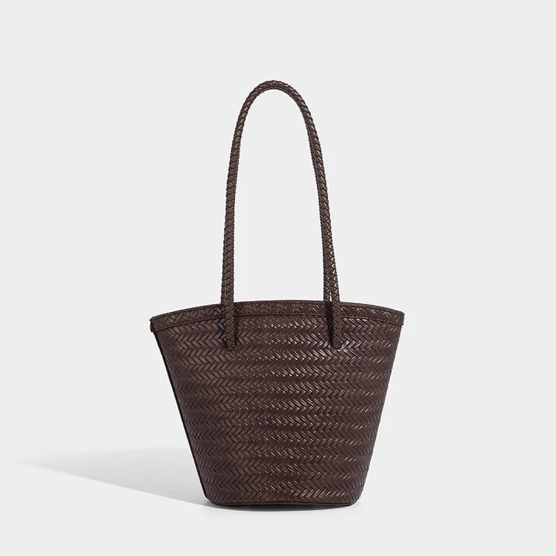 Bolso cubo tejido Meryl con monedero