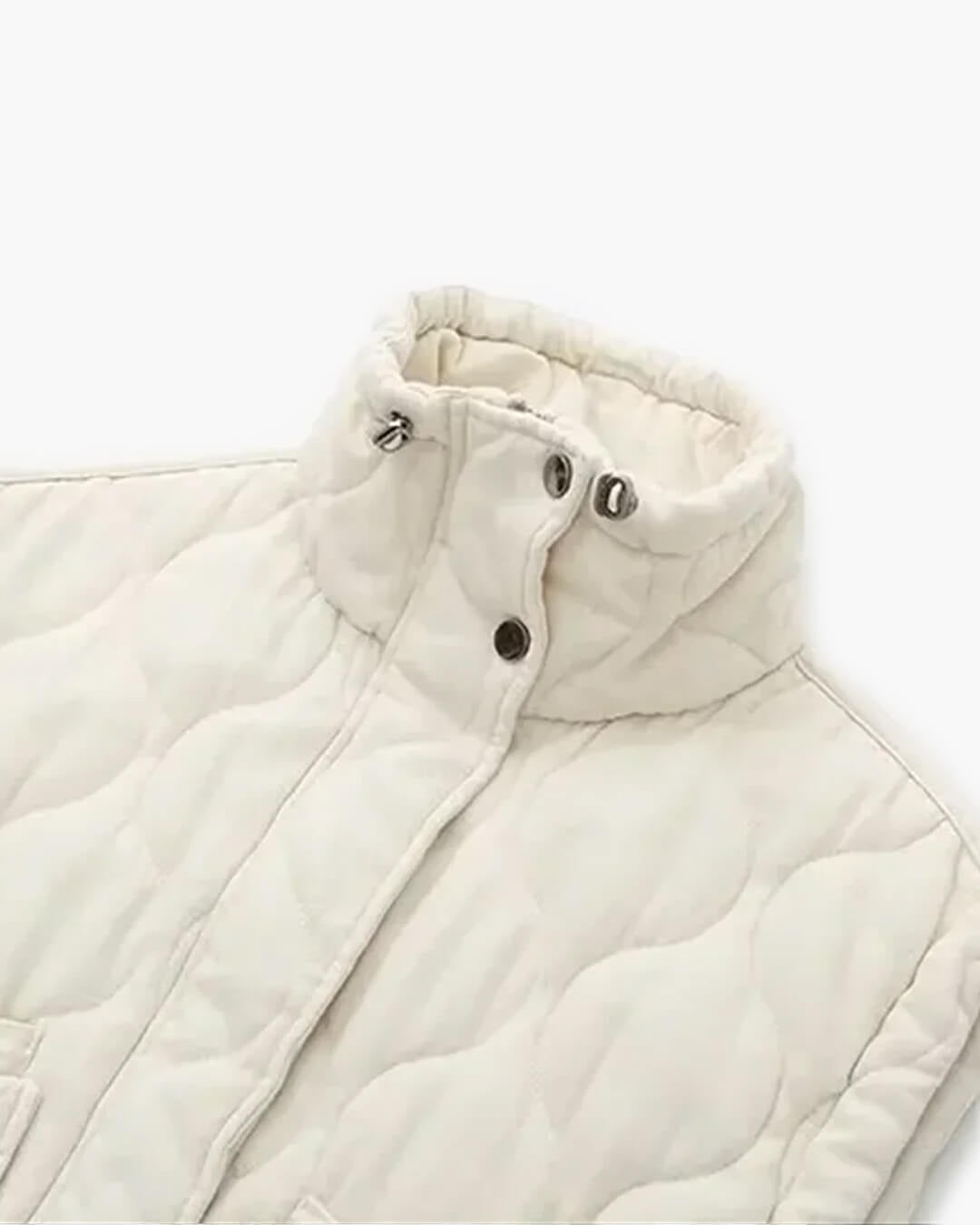 Chaleco con cuello mao y bolsillos Micah