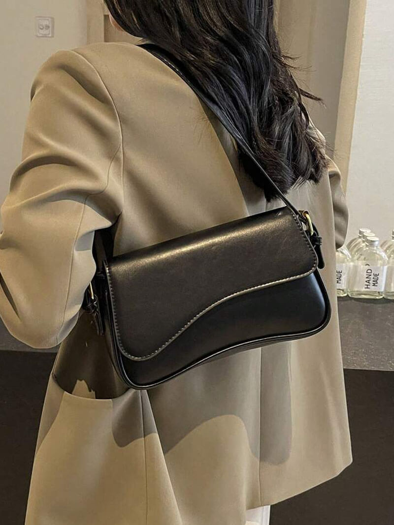 Bolso de hombro tipo saddle Mila