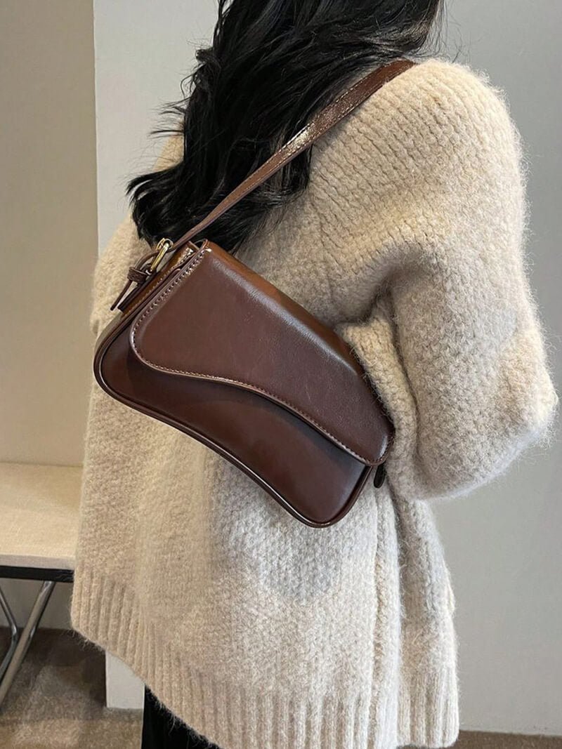 Bolso de hombro tipo saddle Mila