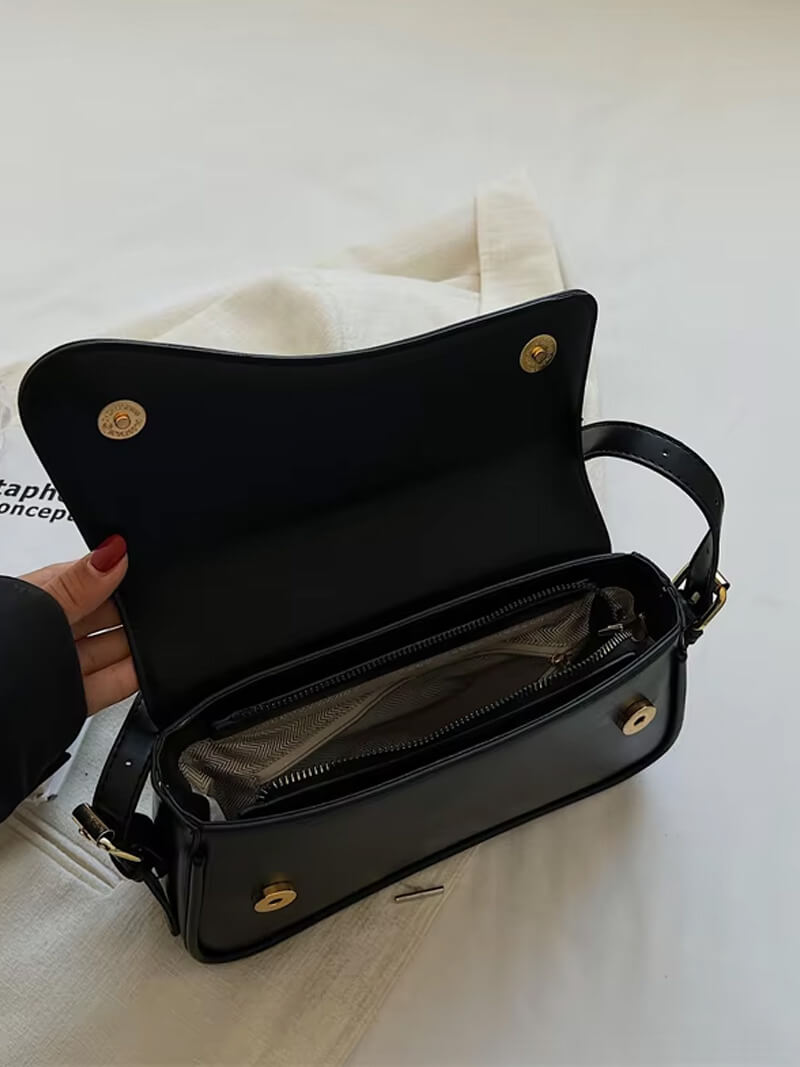 Bolso de hombro tipo saddle Mila