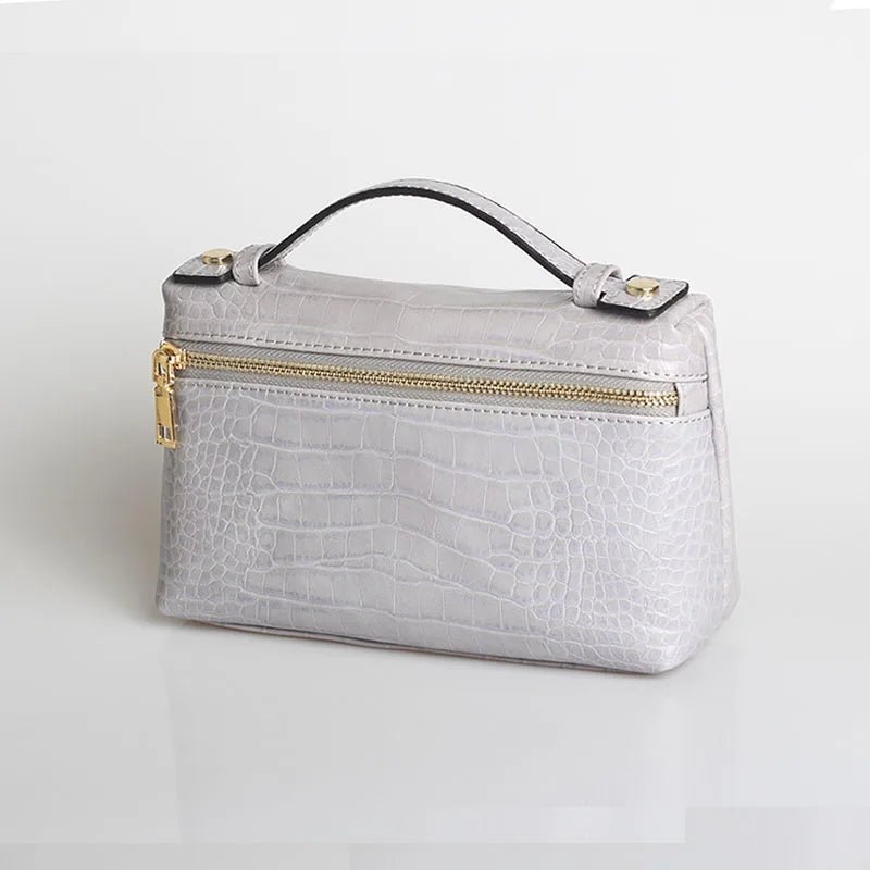 Minerva Crocodile Pattern Clutch Bag