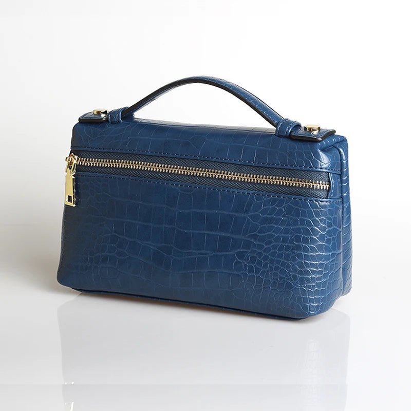 Minerva Crocodile Pattern Clutch Bag