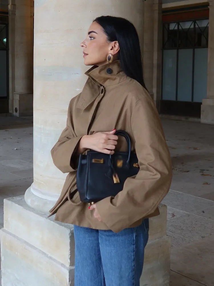 Chaqueta Minerva con cordones y cordón ajustable