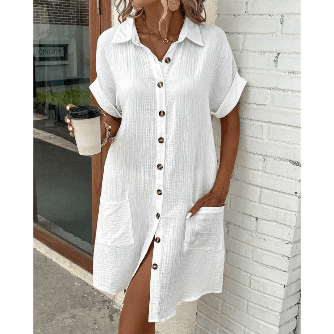 Vestido camisero moderno Miriam