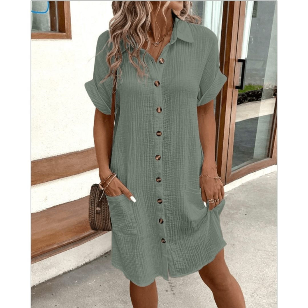 Vestido camisero moderno Miriam