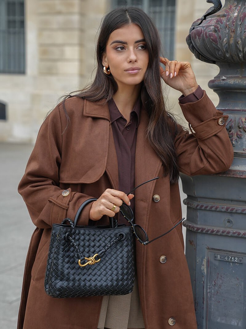 Gabardina de ante sintético Molly