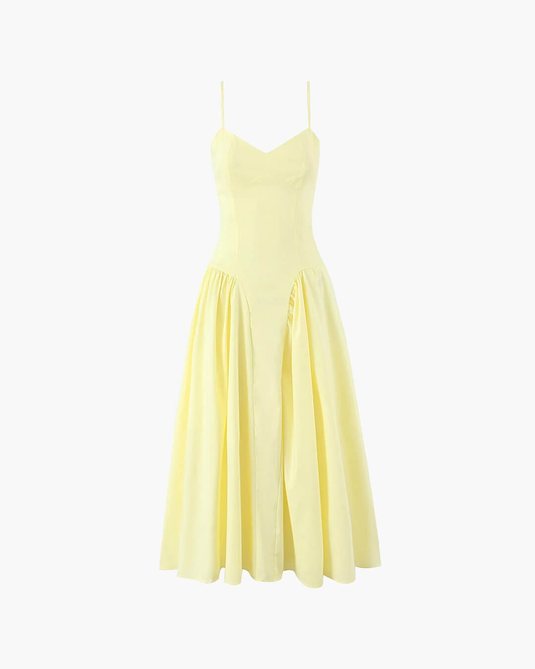 Vestido midi Tina de tirantes finos