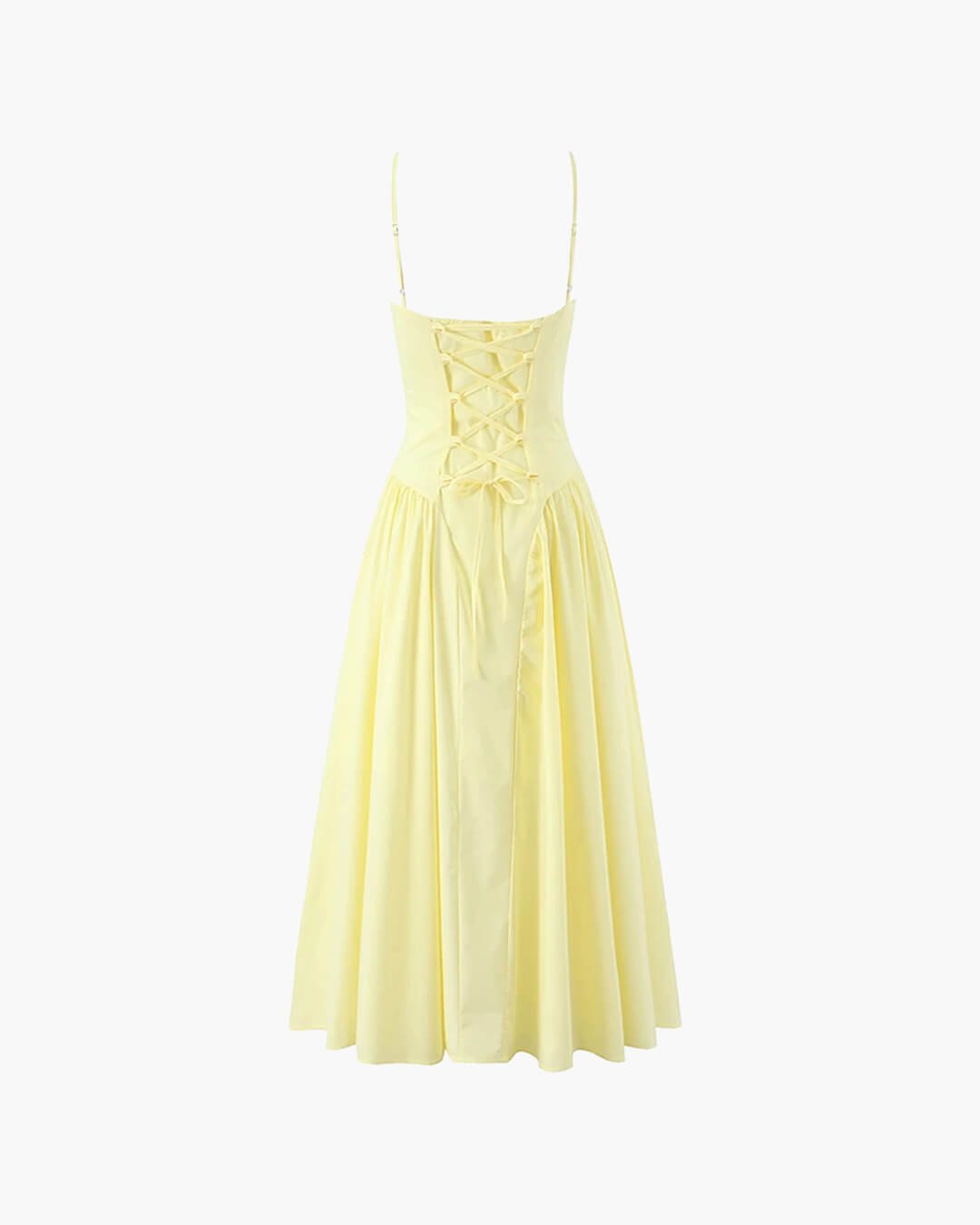 Vestido midi Tina de tirantes finos