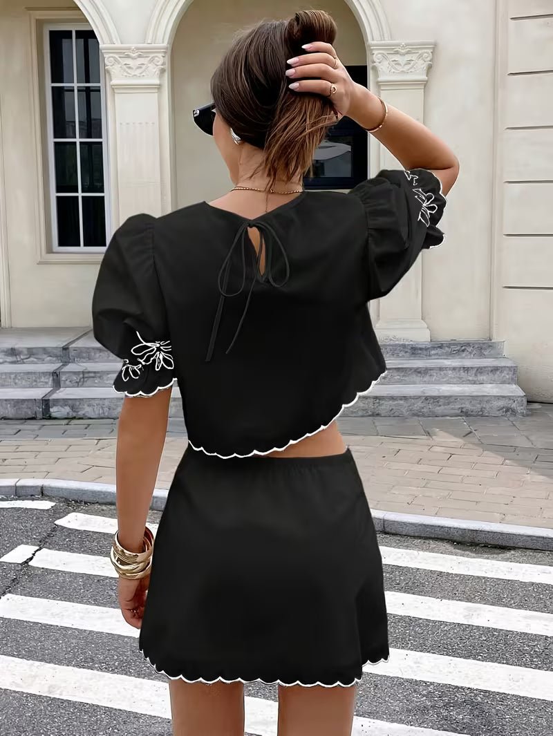 Conjunto veraniego floral Nadia