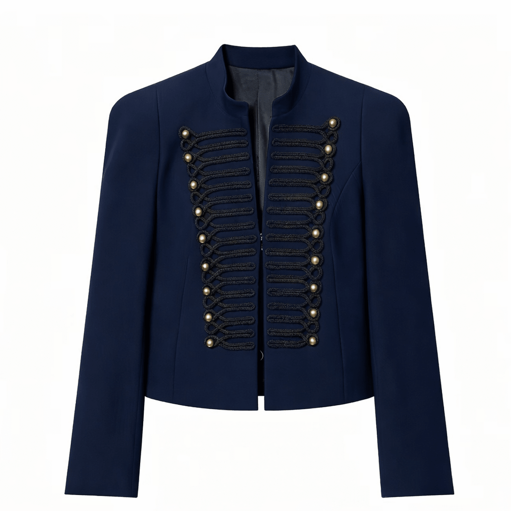 Chaqueta napoleónica Nadya con cuello alto