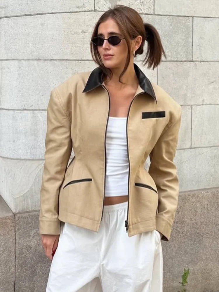 Chaqueta estructurada de corte reloj de arena Natalie