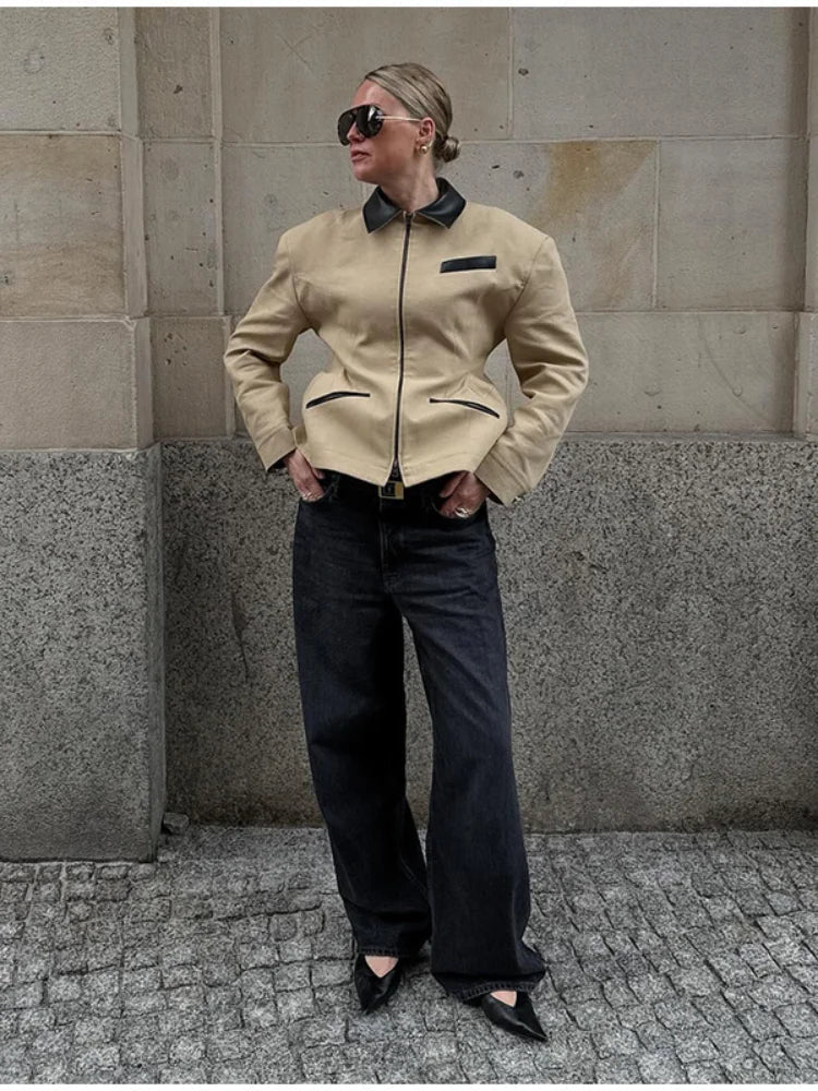 Chaqueta estructurada de corte reloj de arena Natalie