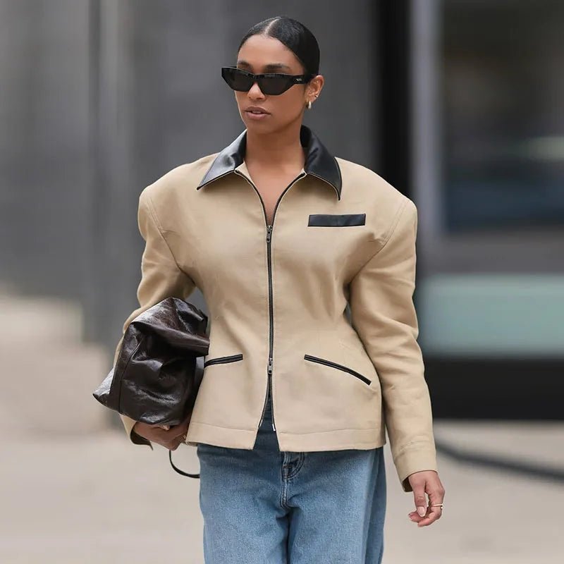 Chaqueta estructurada de corte reloj de arena Natalie