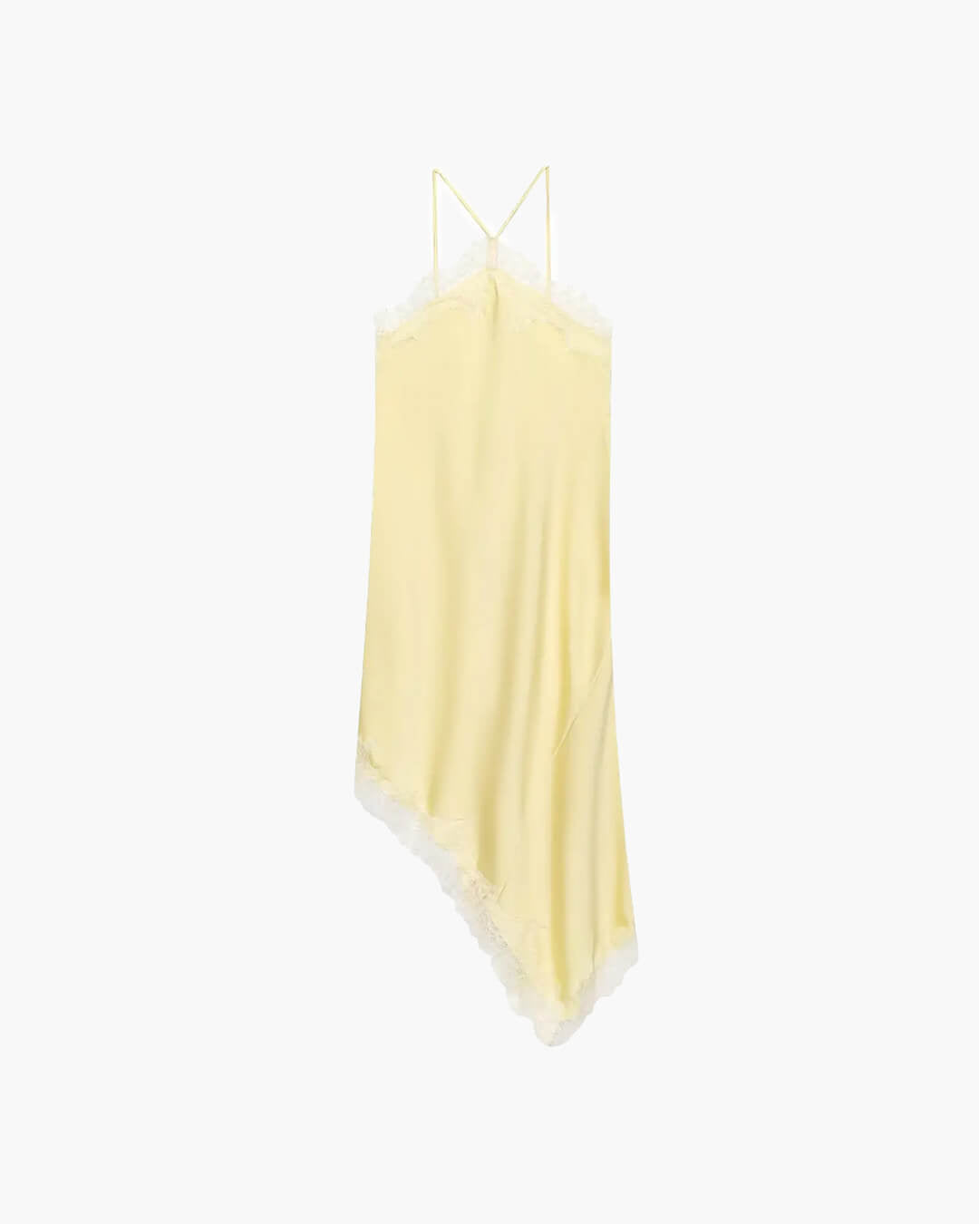 Vestido midi de encaje Natalie con hombros descubiertos