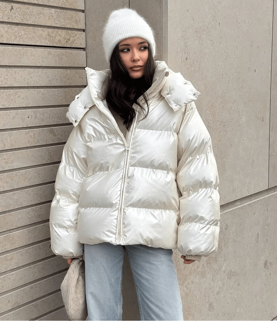 Chaqueta acolchada Nica con capucha