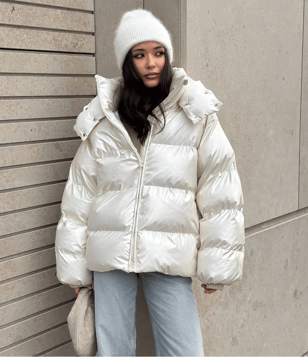 Chaqueta acolchada Nica con capucha