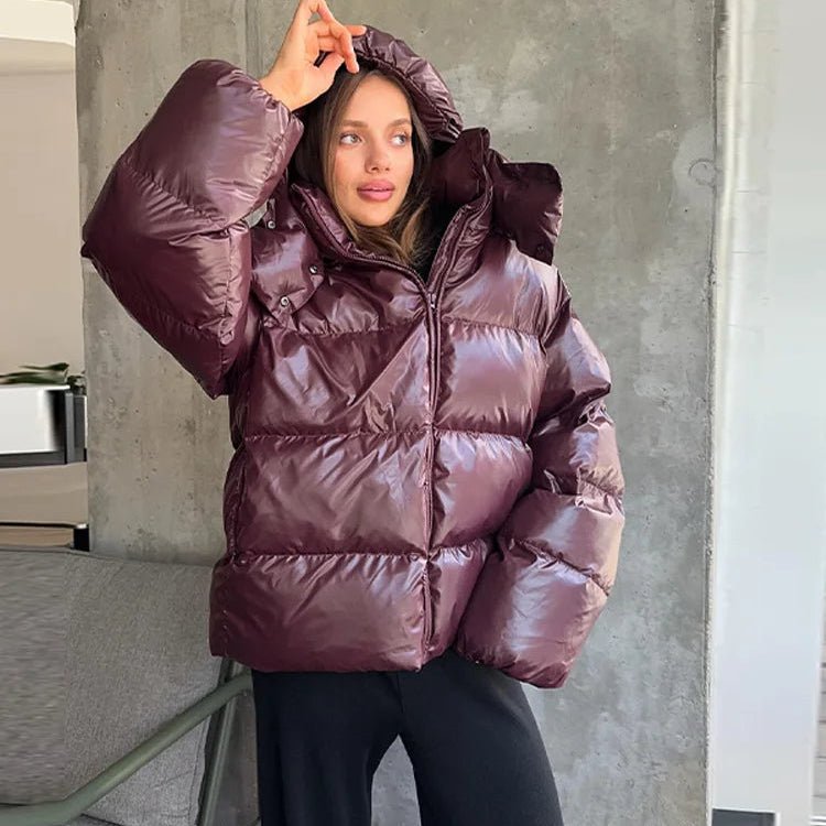 Chaqueta acolchada Nica con capucha