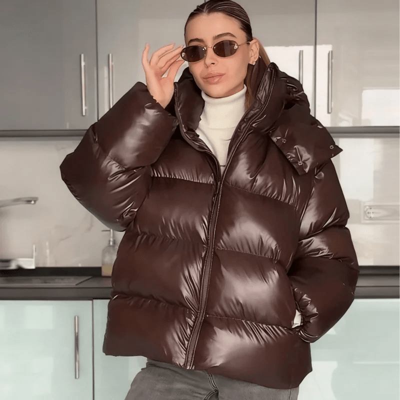 Chaqueta acolchada Nica con capucha