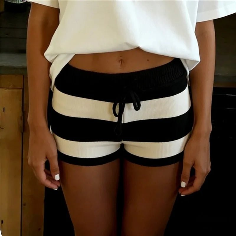 Short de punto a rayas Nina