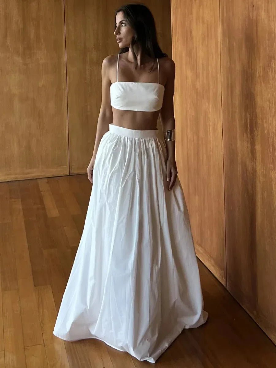 Olivia Striped Knit Two-Piece Set