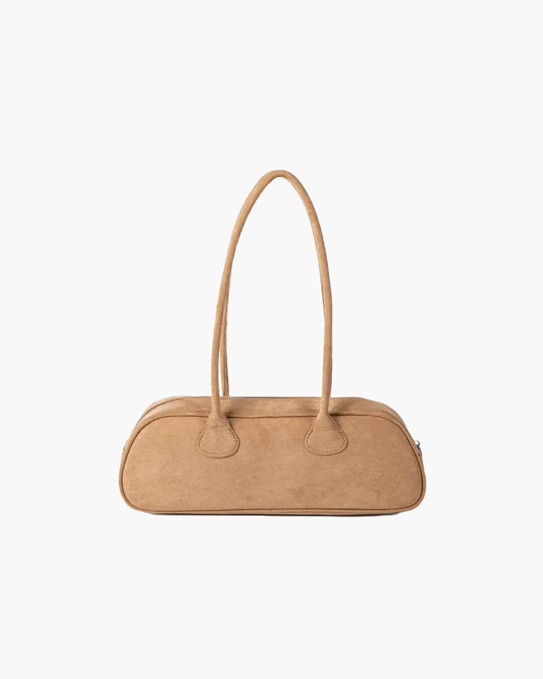 Bolso baguette de ante Pauleen