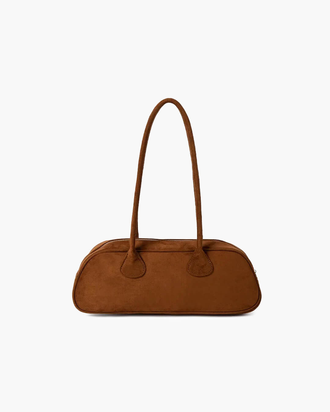 Bolso baguette de ante Pauleen