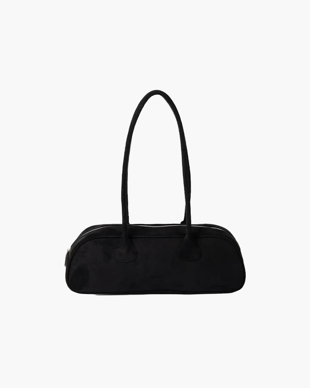 Bolso baguette de ante Pauleen
