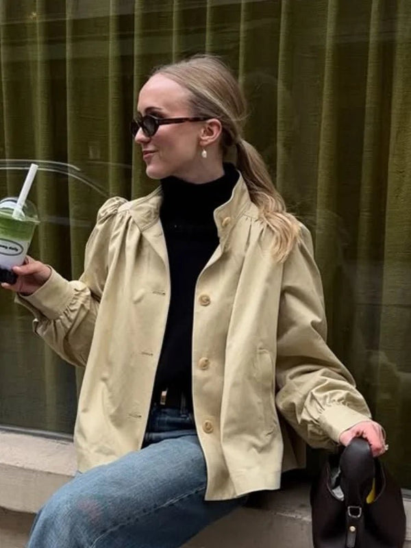 Chaqueta de mangas abullonadas Pia