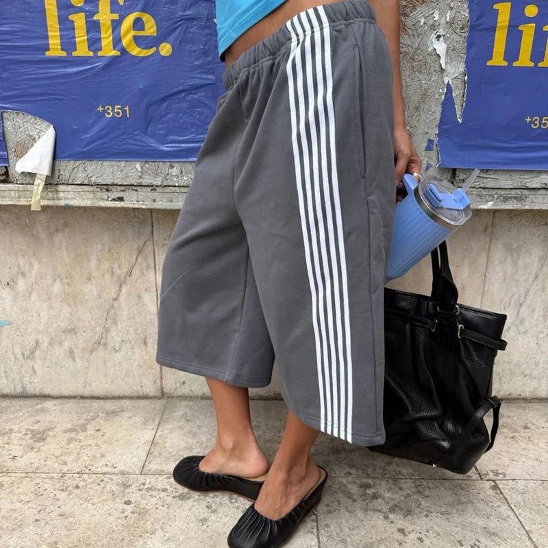 Pantalones jogger bermuda holgados vintage Pixie