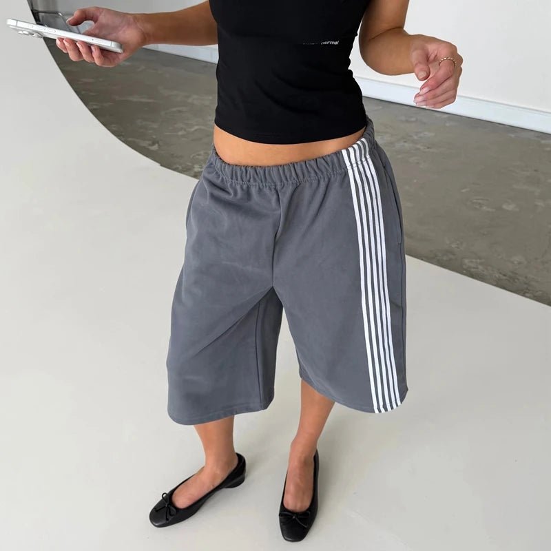 Pantalones jogger bermuda holgados vintage Pixie