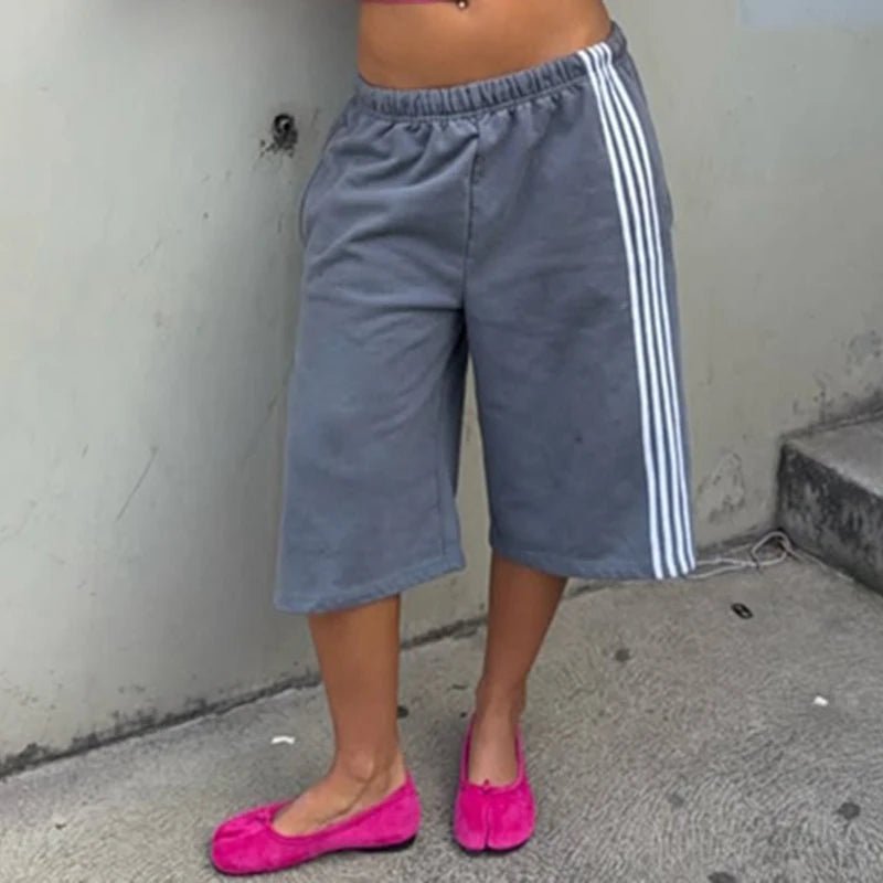 Pantalones jogger bermuda holgados vintage Pixie