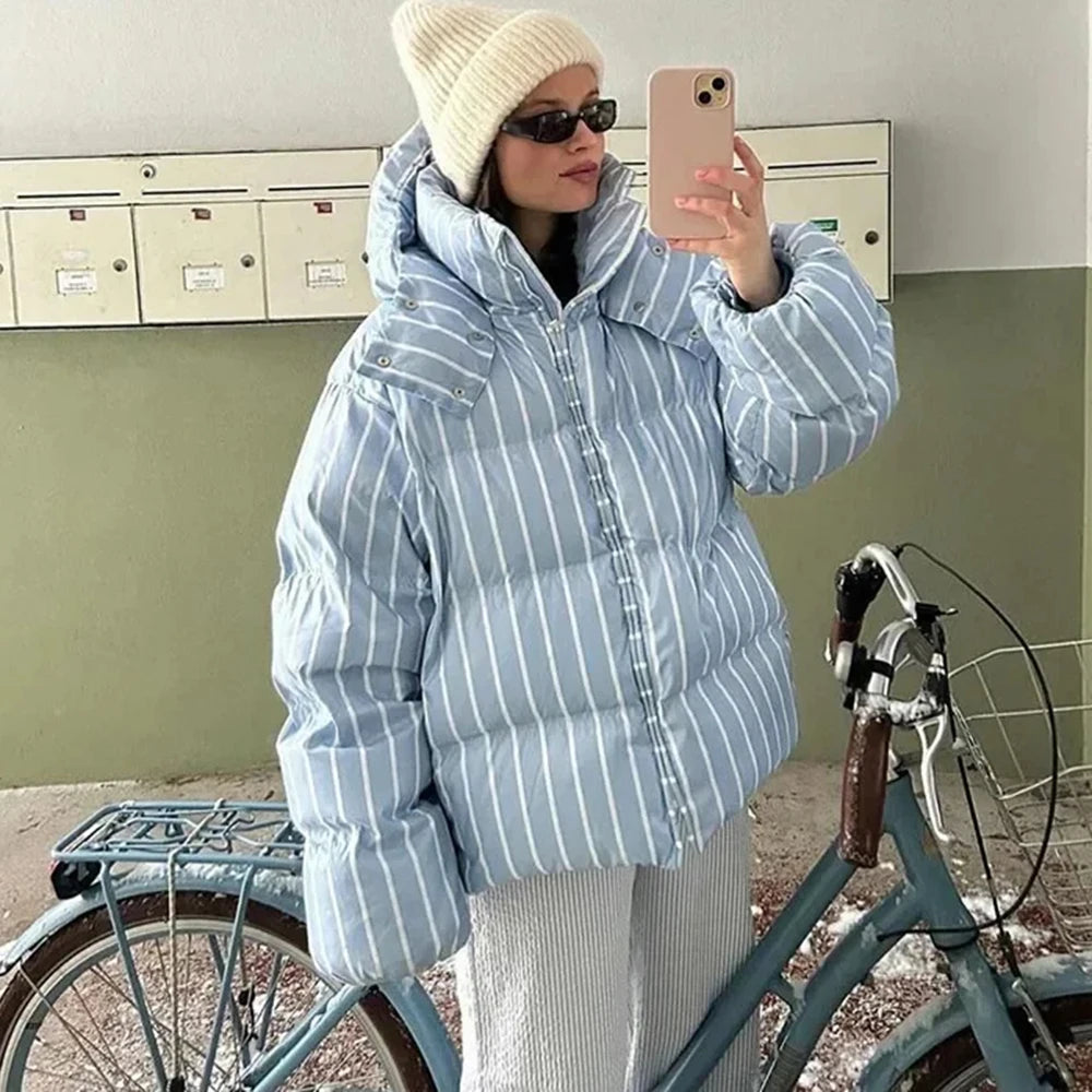 Chaqueta acolchada con cremallera