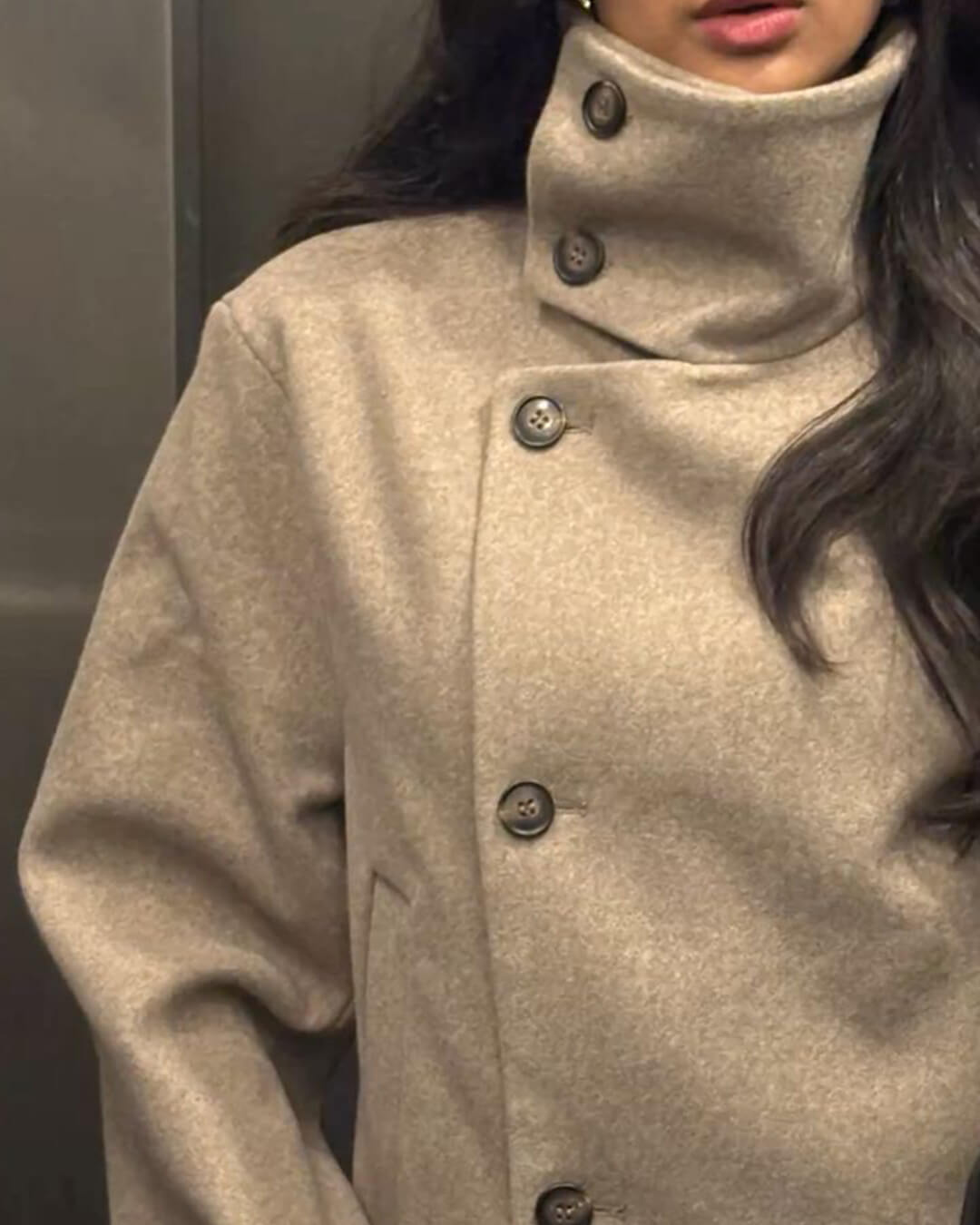 Chaqueta con cuello mao Ramona