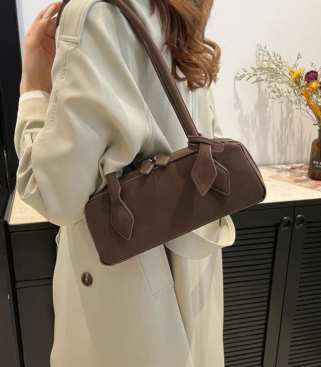 Bolso de hombro de ante Rebecca