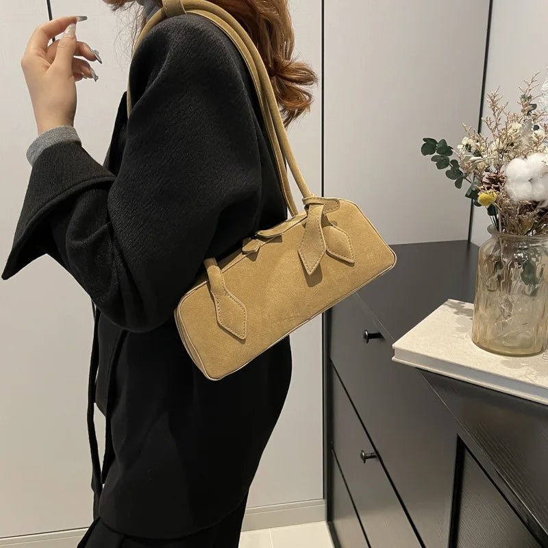 Bolso de hombro de ante Rebecca
