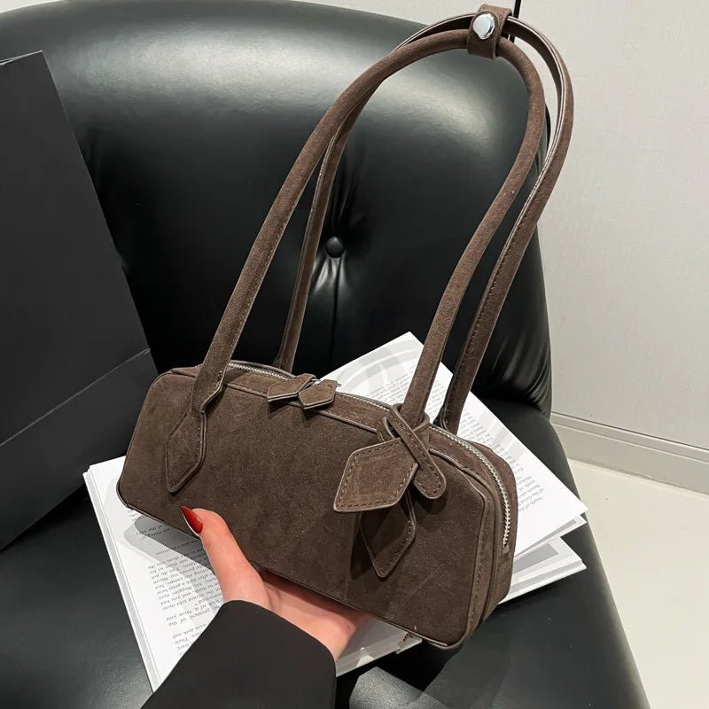 Bolso de hombro de ante Rebecca